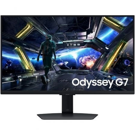 Smart Monitor Gaming Samsung Odyssey G7 G70D S27DG702EU 27'/ 4K/ 1ms/ 144Hz/ IPS/ Multimedia/ Regulable en altura/ Smart TV/ Negro